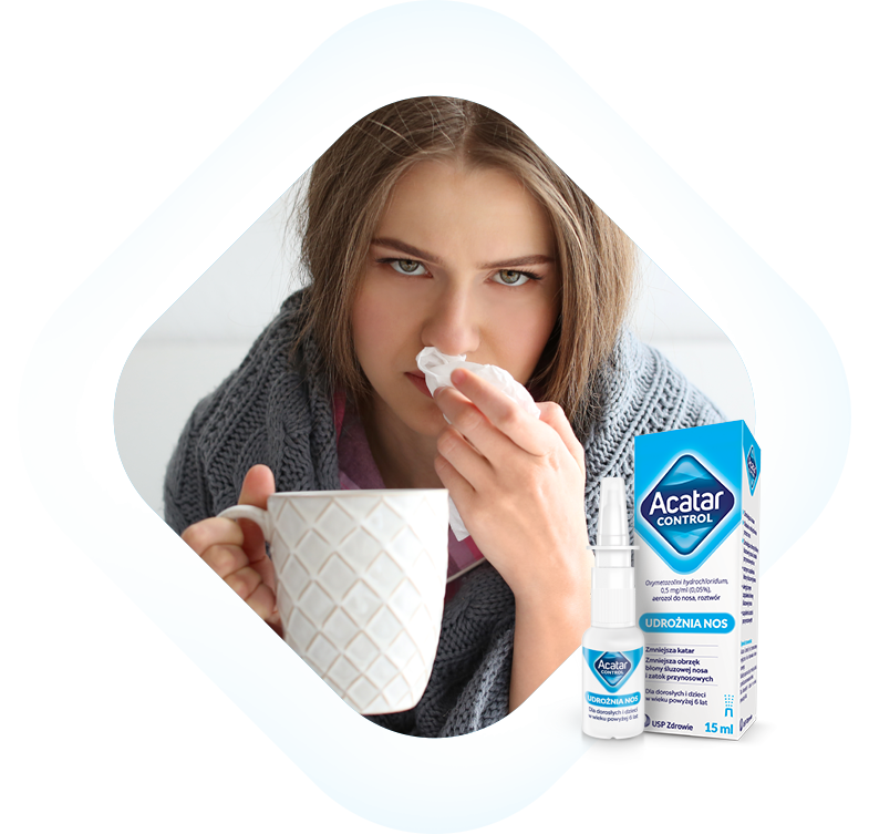 acatar control jak walczyć z katarem podczas przeziębienia